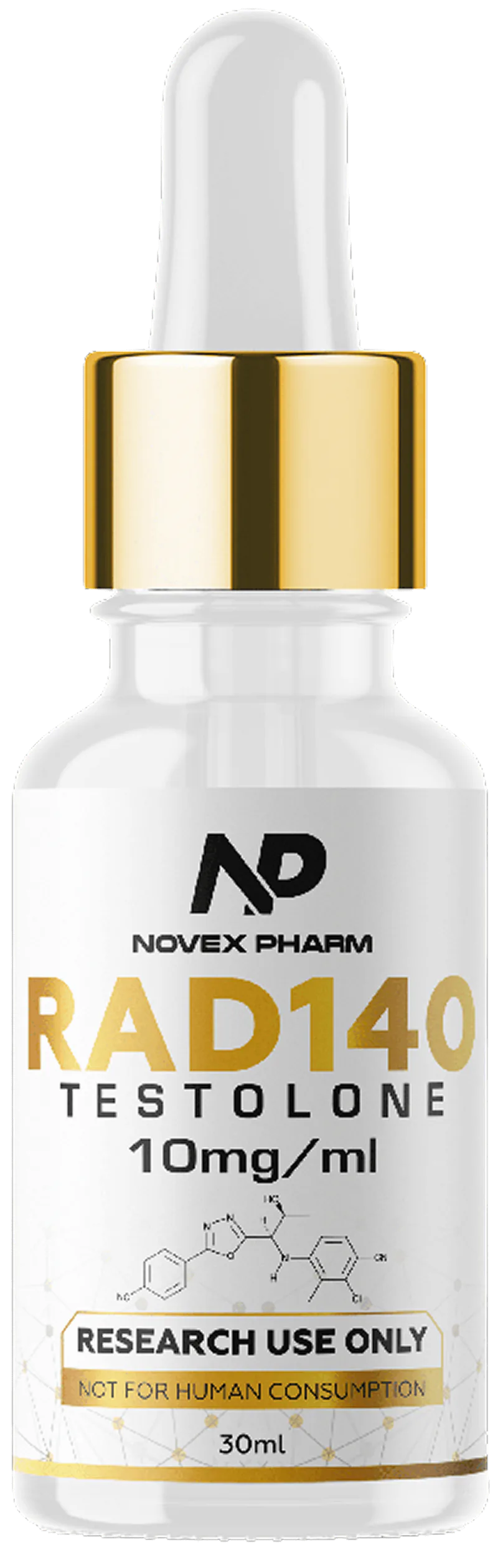 RAD-140 research solution bottle